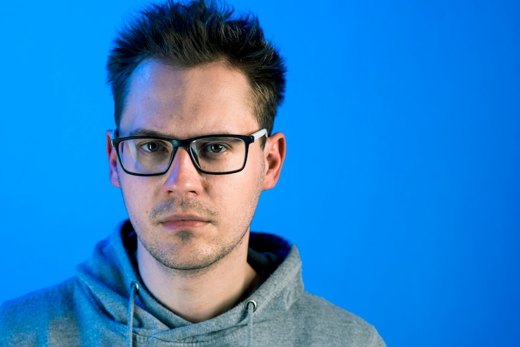 Free Photo portrait of hacker