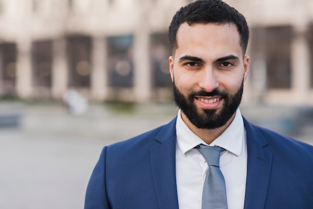 Portrait handsome business man