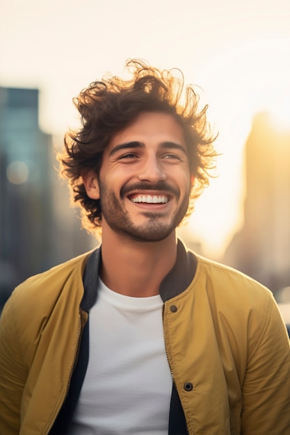 portrait of handsome man