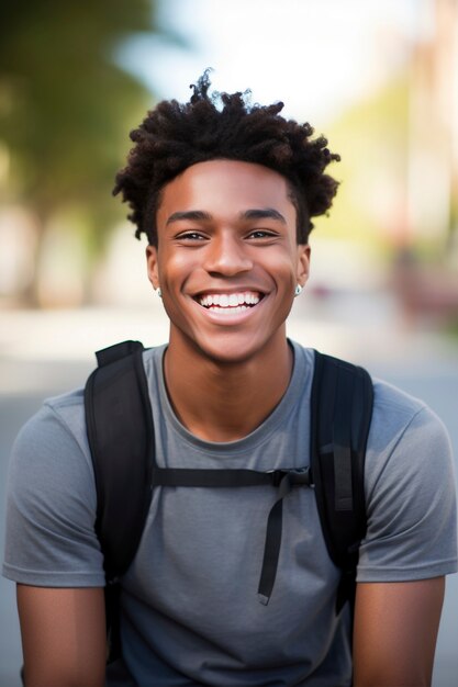 Portrait of handsome man