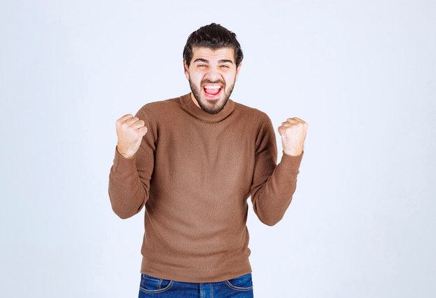 Portrait of a Successful Young Man: Capturing Pure Happiness