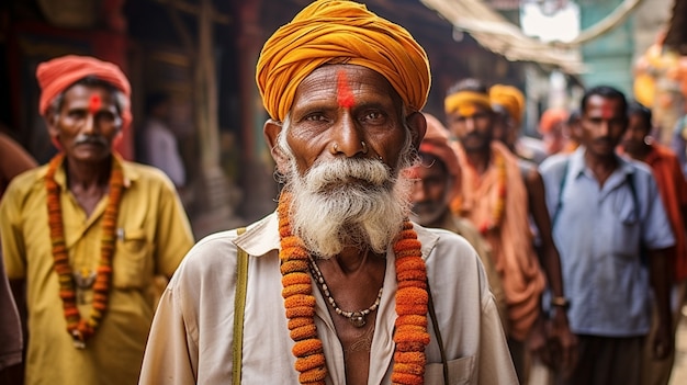 Портрет индийских мужчин