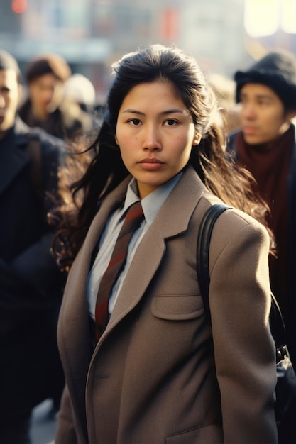 Portrait of indigenous businesswoman