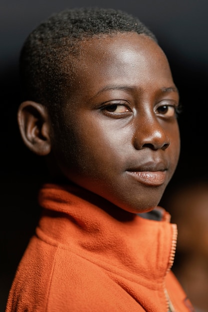 Portrait little african boy