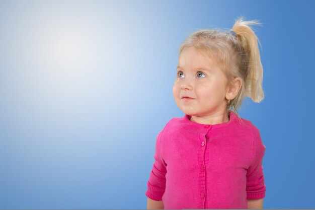 Portrait of a lovely little girl