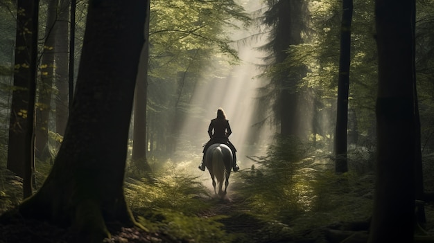 Free photo portrait of male horse rider during medieval times