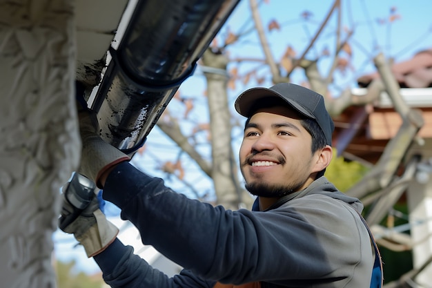 Free photo portrait of man doing household chores and participating in the cleaning of the home