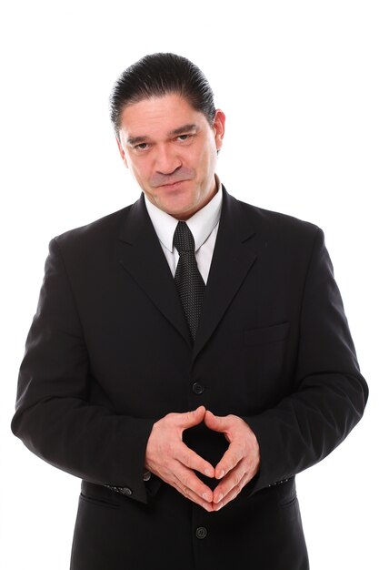 portrait of middle aged businessman