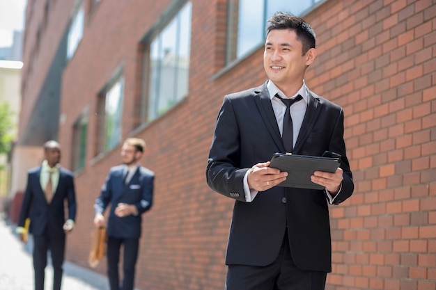 Free photo portrait of multi ethnic  business team