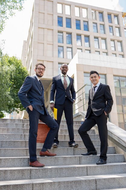 Portrait of multi ethnic business team