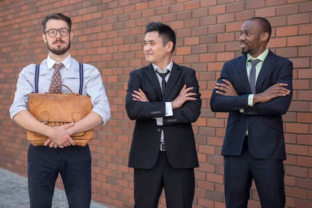 Free photo portrait of multi ethnic business team