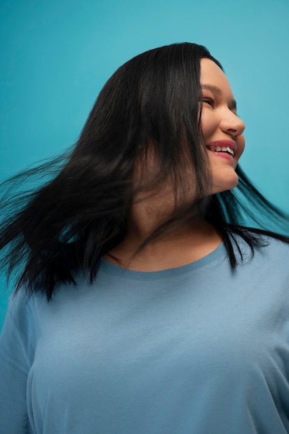 Portrait of naturally beautiful woman