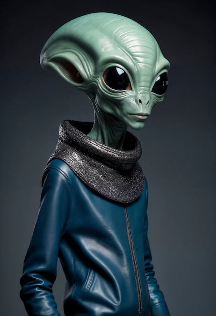 무료 사진 portrait of extraterrestrial creature or alien