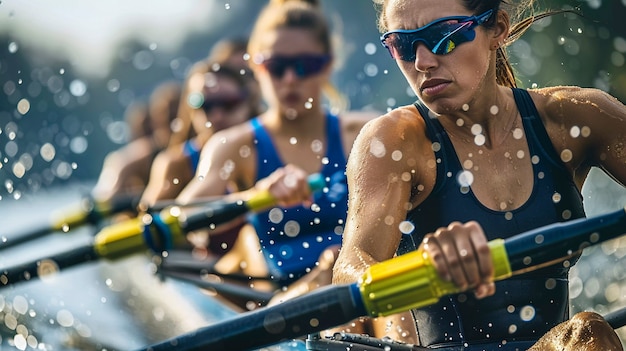 無料写真 portrait of female athlete competing in the olympic games