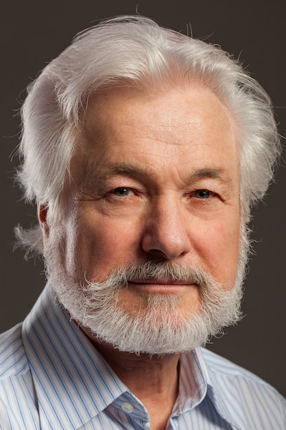 Portrait of old man with beard