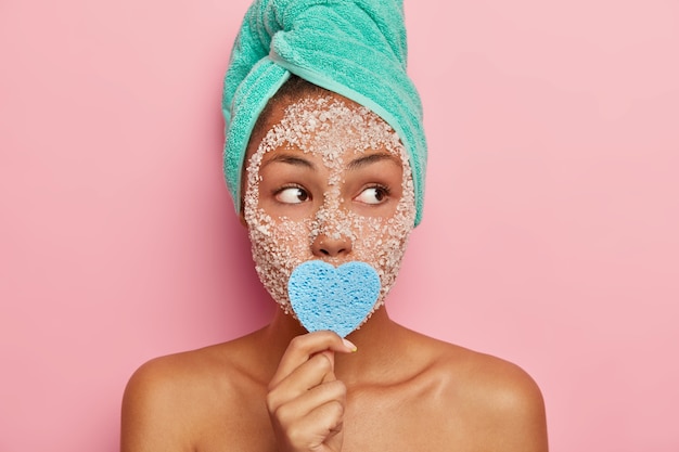 Beautiful Woman Face Mask