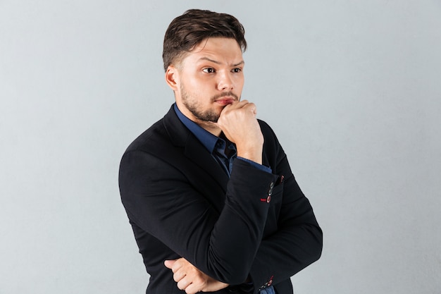 Portrait of a pensive businessman