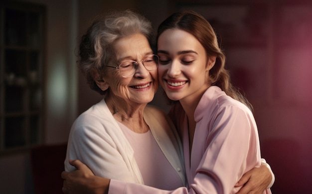 Portrait of people hugging each other in honor of hugging day celebration