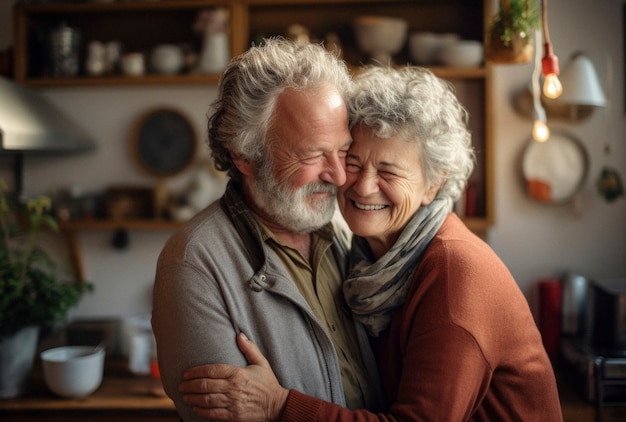 Foto gratuita ritratto di persone che si abbracciano in onore della celebrazione del giorno dell'abbraccio