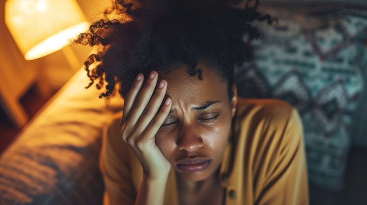 Free Photo portrait of person suffering from hangover