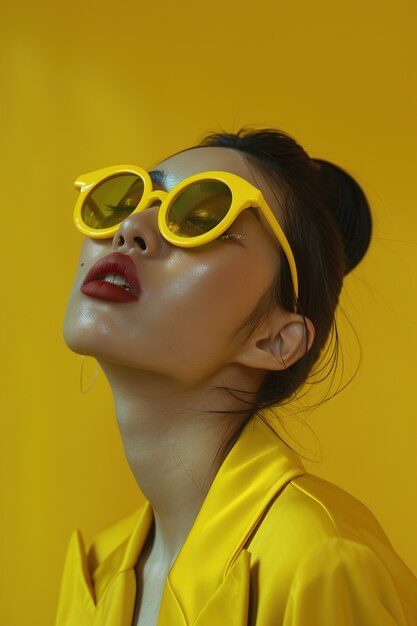 Portrait of person wearing yellow