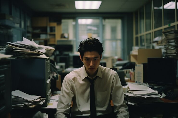 無料Photo うつ病を患った人の肖像画