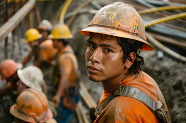 Free photo portrait of person working in the construction industry