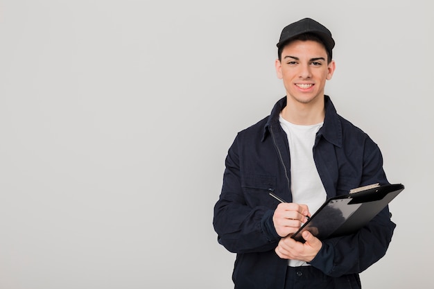 Portrait of plumber