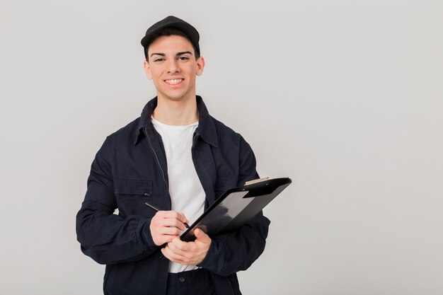 Portrait of plumber