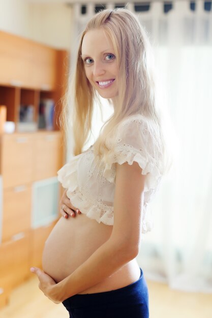 Portrait of pregnancy woman