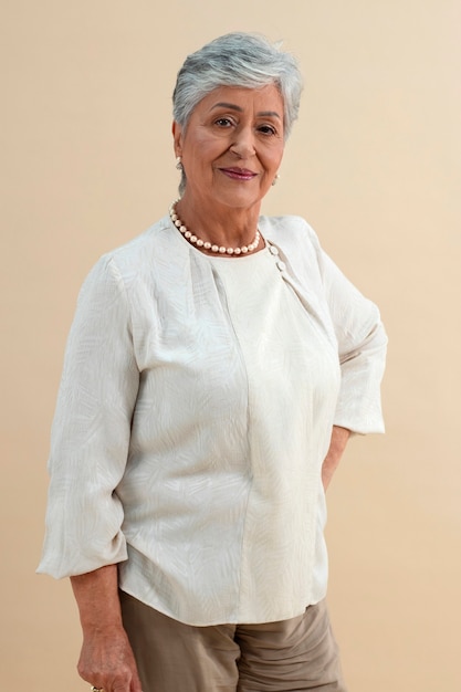 Portrait of senior woman