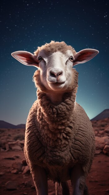 Portrait of sheep