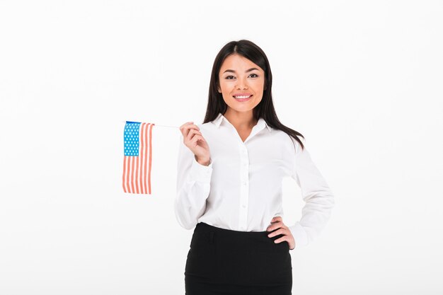 Portrait of a smiling asian businesswoman