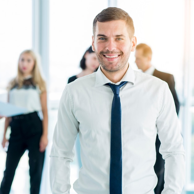 Portrait of a smiling businessman