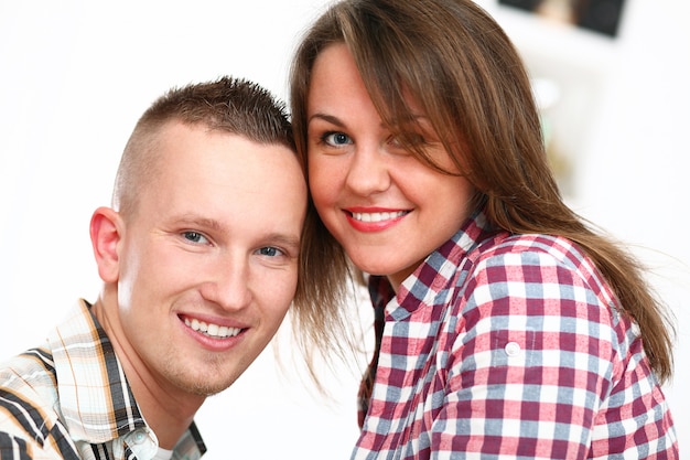 portrait of smiling couple