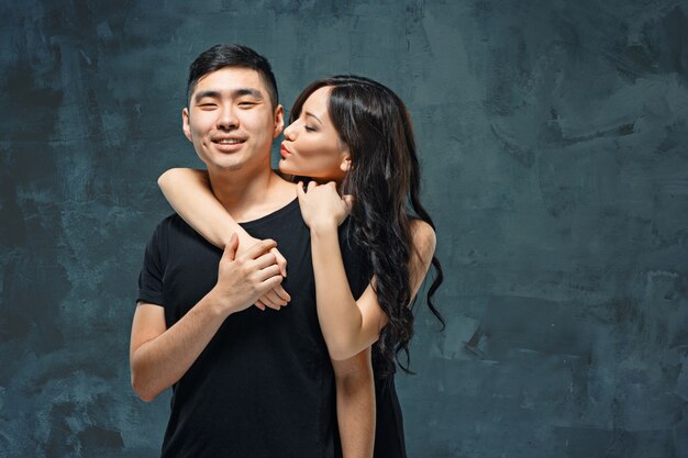 Portrait of smiling Korean couple