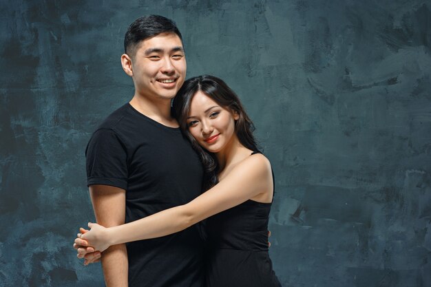 Portrait of smiling Korean couple