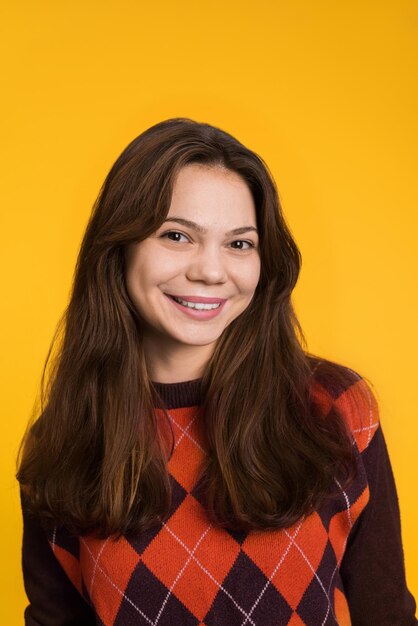 Portrait of a smiling young woman