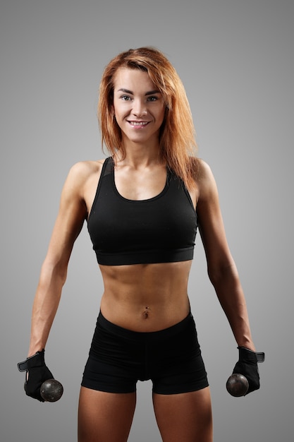 Free photo portrait of sporty woman