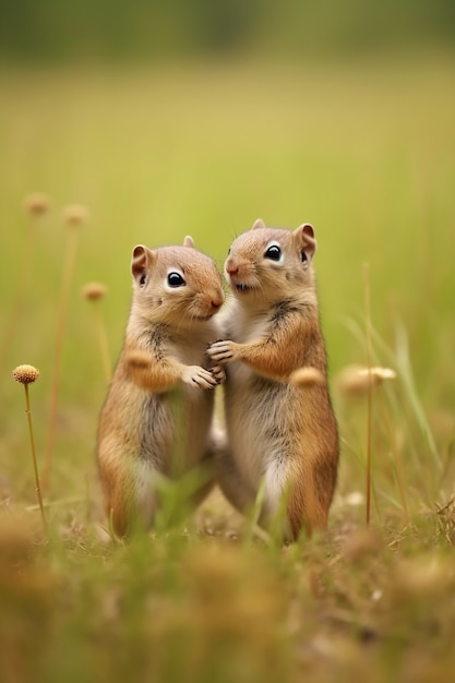Foto gratuita ritratto di scoiattoli
