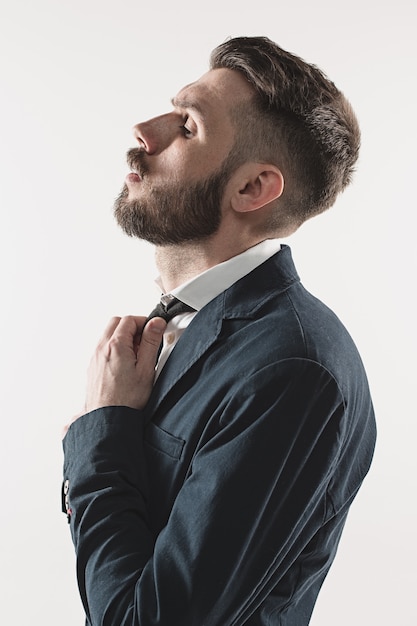 Portrait of stylish handsome young man