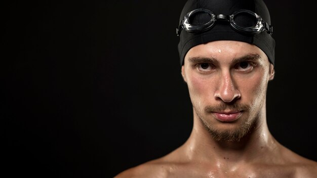 Portrait of swimmer