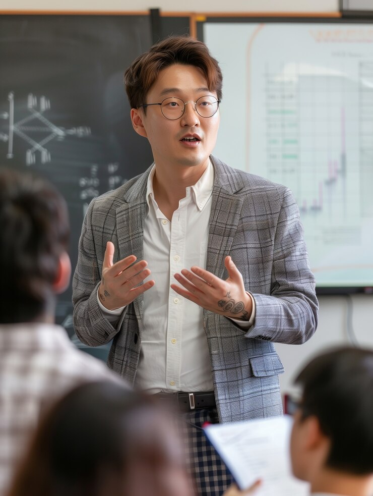 無料Photo 教育システムで働く教師の肖像画