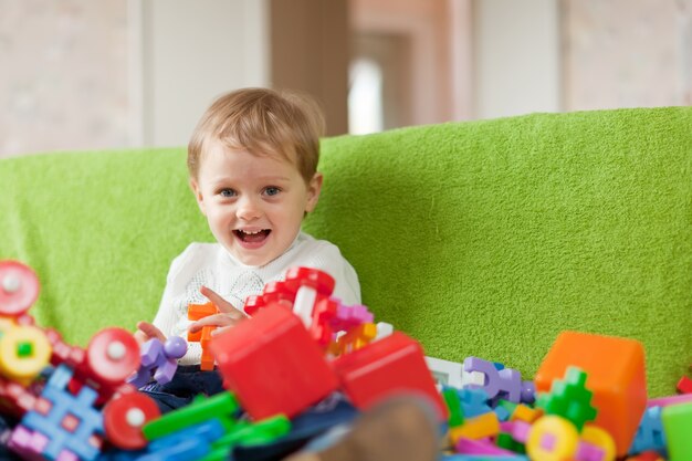 Portrait of  three-year child