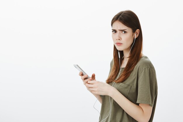 Portrait of a woman in a dark green Tshirt