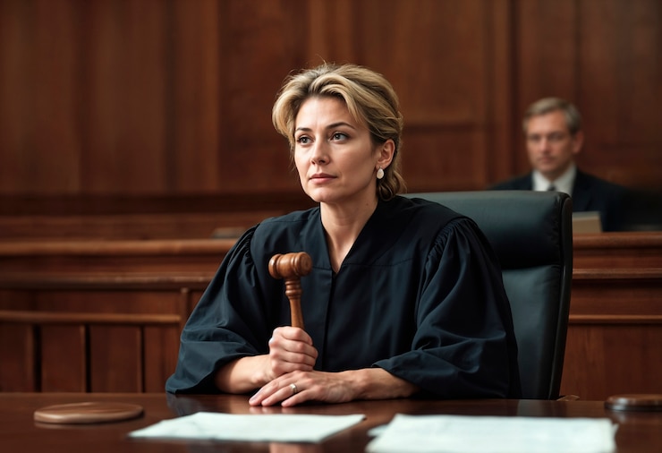 Free Photo portrait of woman judge for international day of women judges