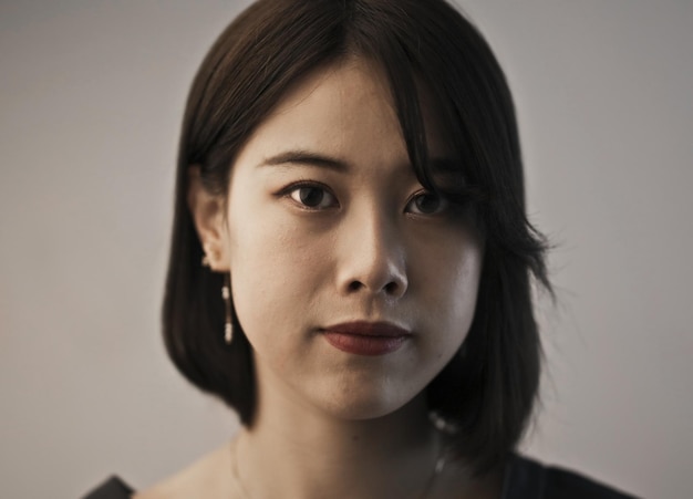 portrait of young asian woman