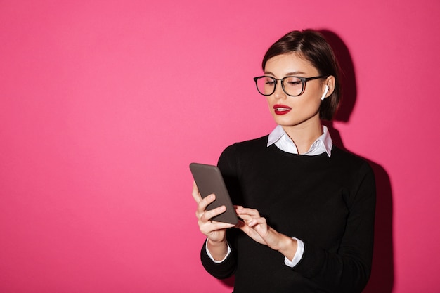 Portrait of a young attractive businesswoman