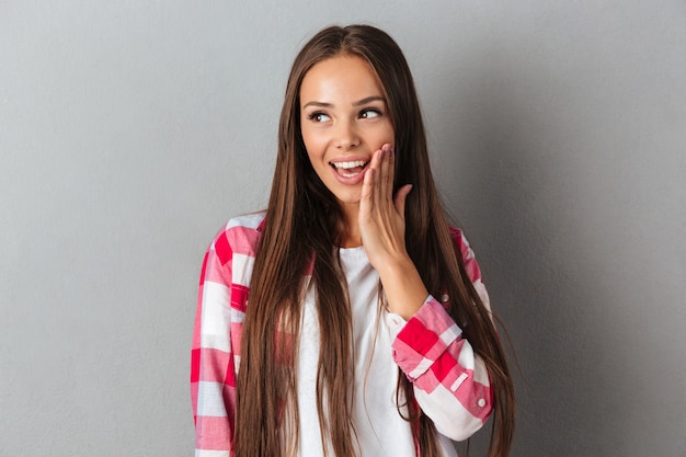 Portrait of a young attractive woman