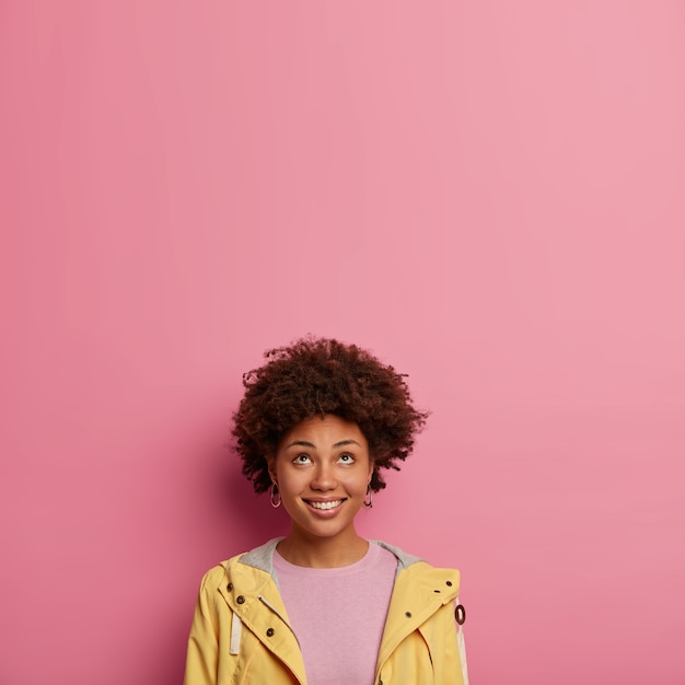 Portrait of young and beautiful woman gesticulating